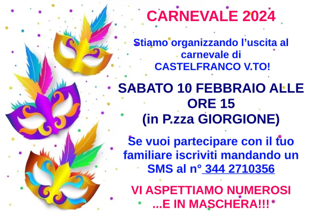 Carnevale in piazza Giorgione sabato 10 Febbraio 2024