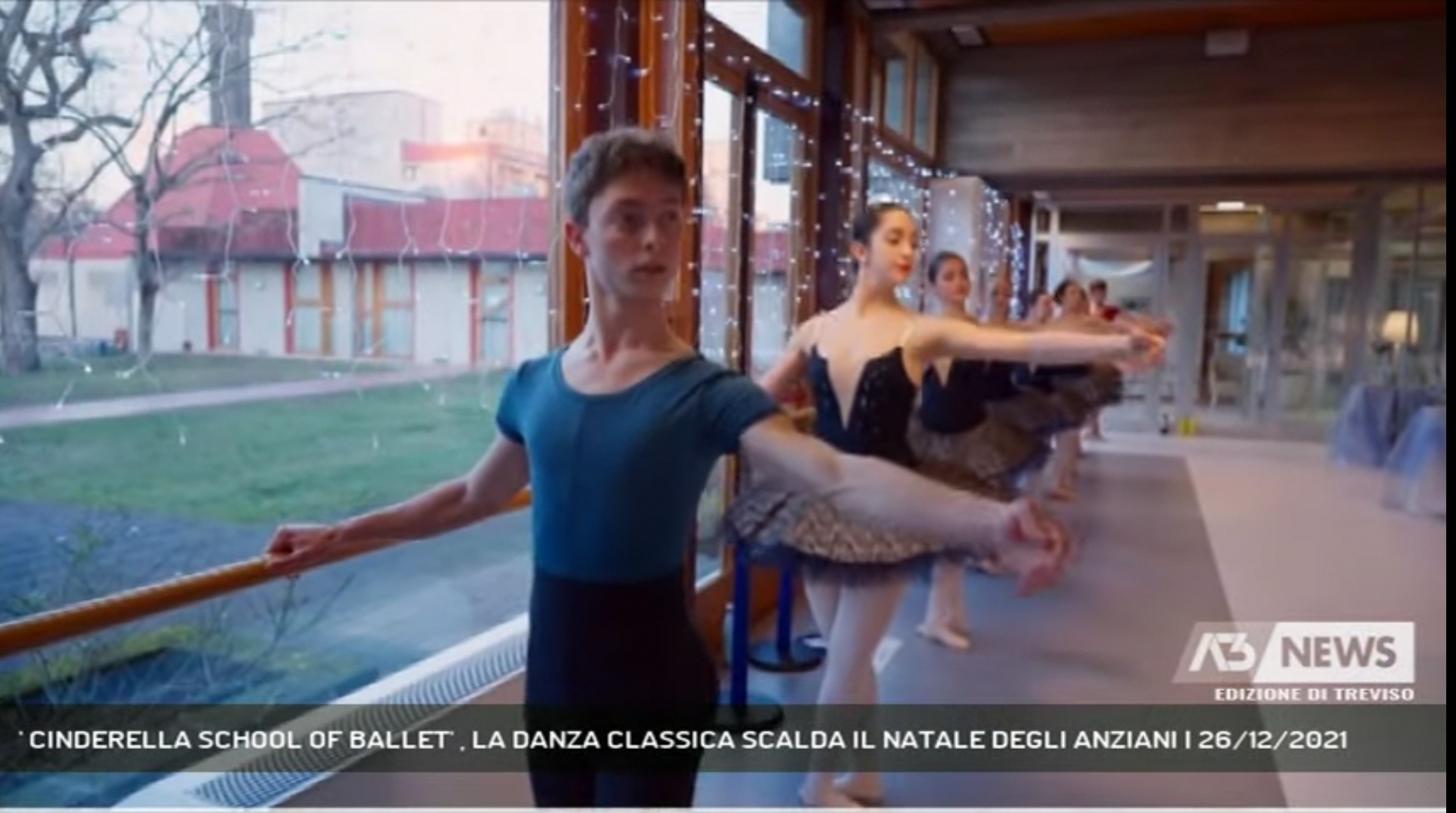 Lo spettacolo di danza al Centro Sartor nel servizio di Antenna3