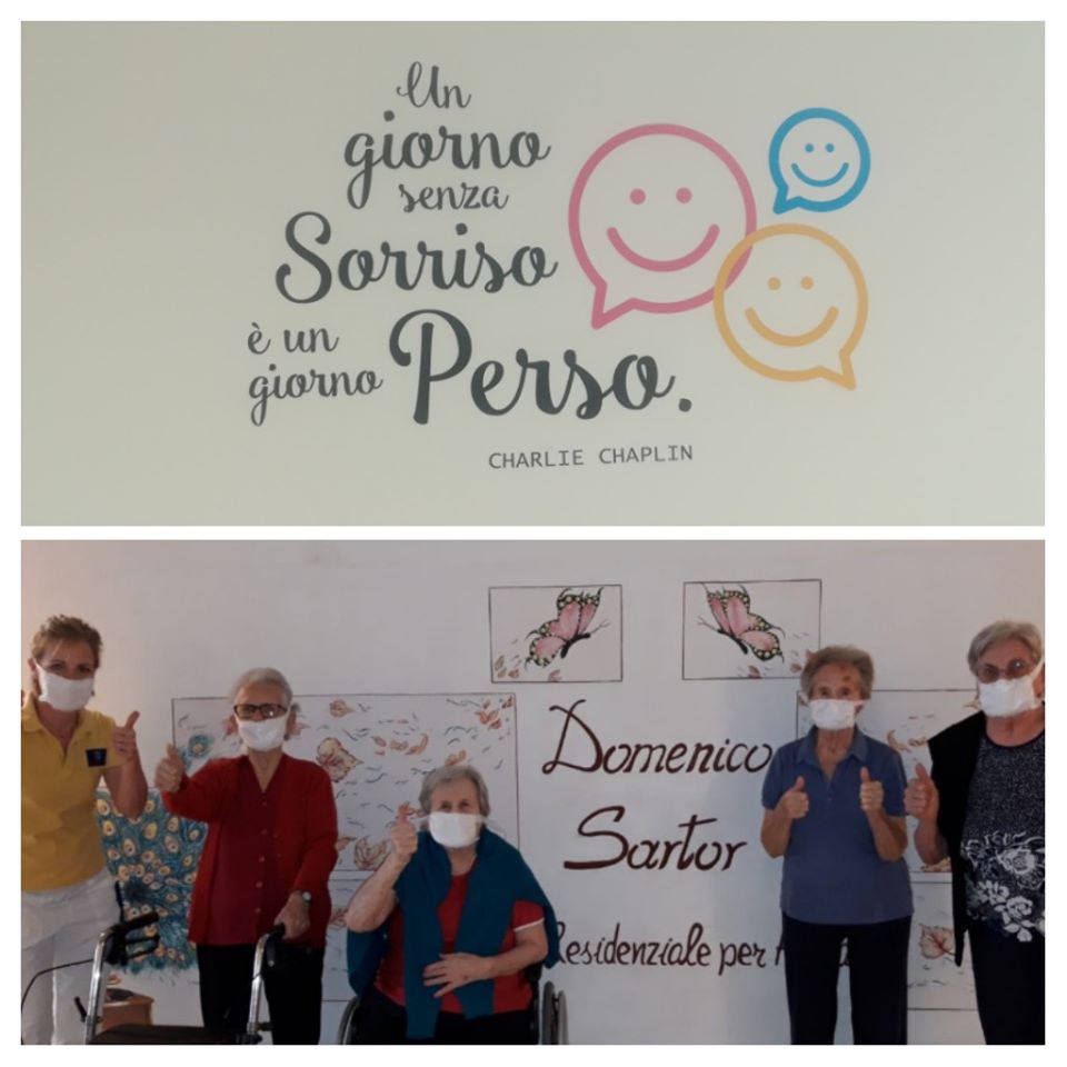 "Un giorno senza Sorriso è un giorno Perso" ...e noi sotto le mascherine continuiamo a sorridere