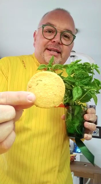 Biscotti al basilico che bontà! Grazie Marco Valletta