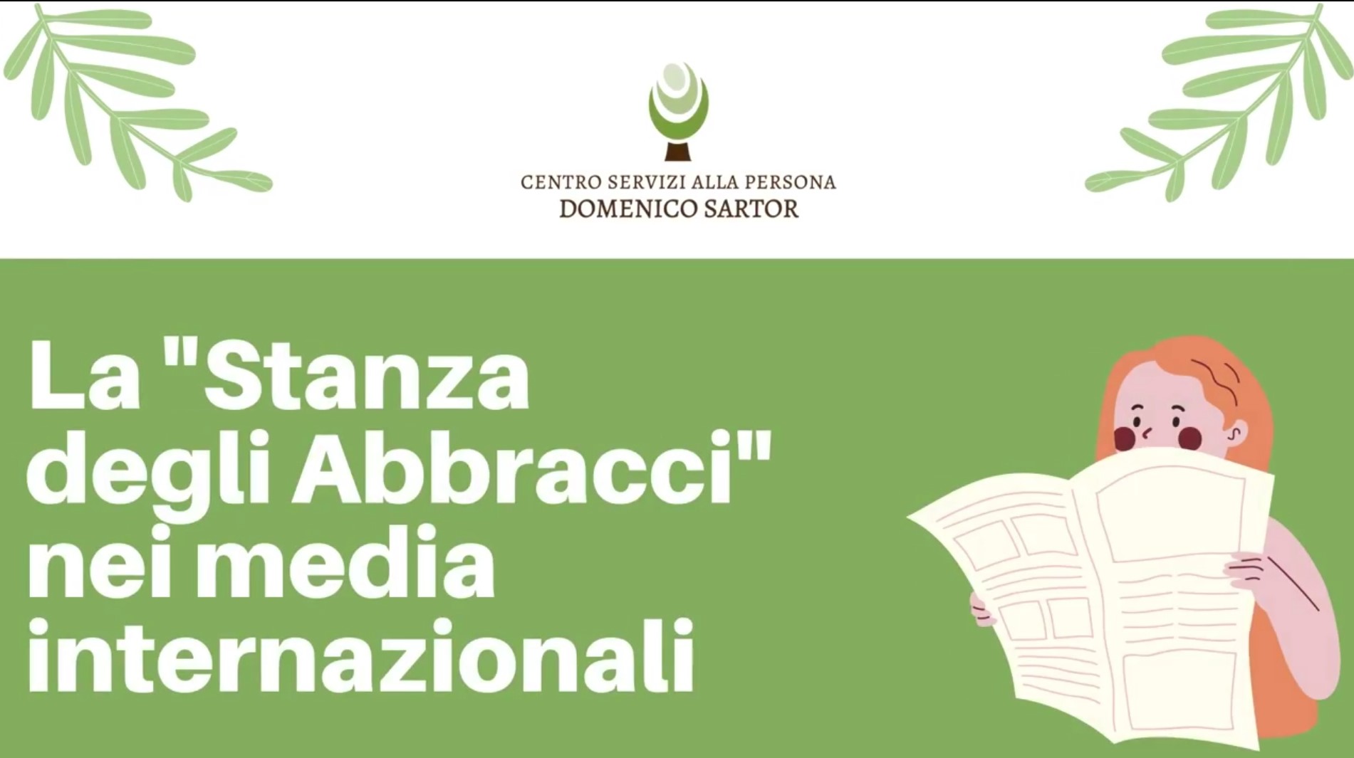 Rassegna stampa internazionale per la nostra  Stanza Degli Abbracci™