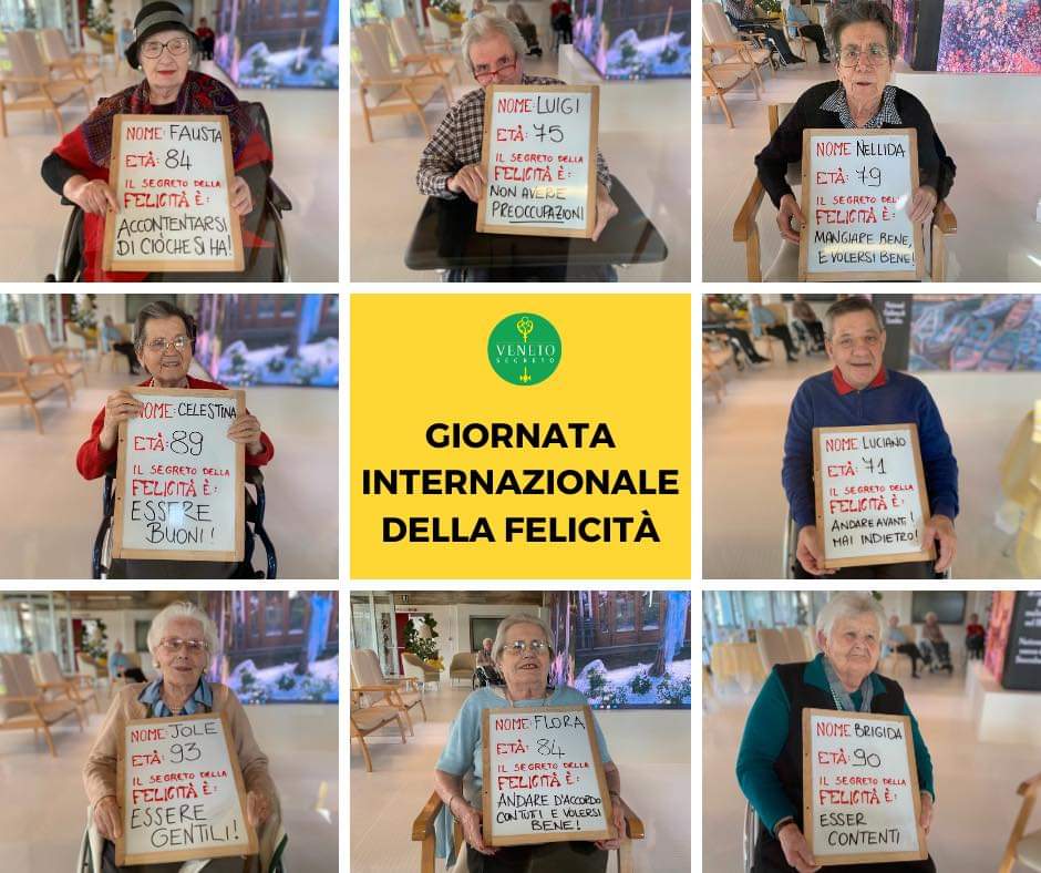 "Qual è il segreto della felicità?” Le risposte dei nostri ospiti in occasione della giornata della felicità